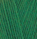 Пряжа Alize (Ализе) Lana Gold 800 / уп.5 мот. по 100 г, 800м, 118 зеленая трава