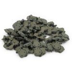 Пуговицы детские Бегемот (I0362-DWB) 28/1 (D43 хаки), 36 шт