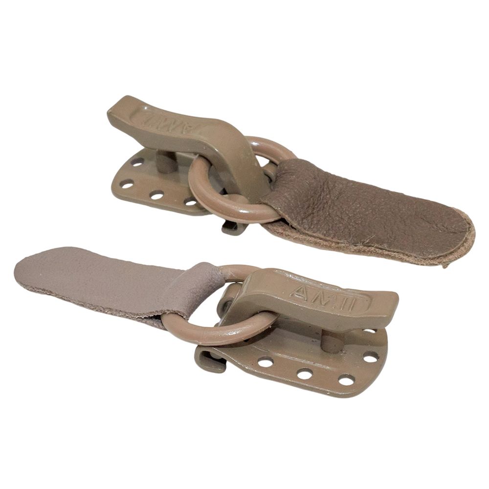 Крючок шубный Amii 50 мм, RAL 7006, 50 шт, т.бежевый