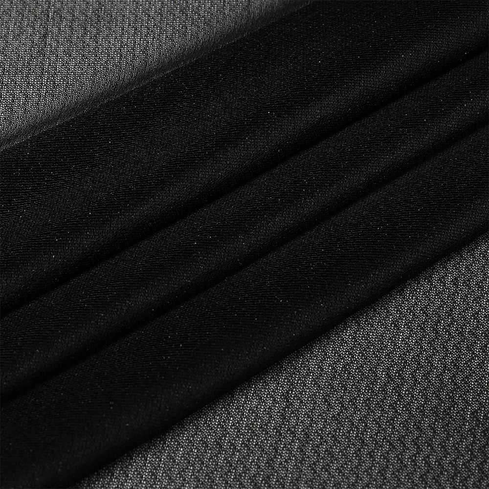 Дублерин эластичный 42 г/м², 3508BL черный 150см уп.1м, IdealTex