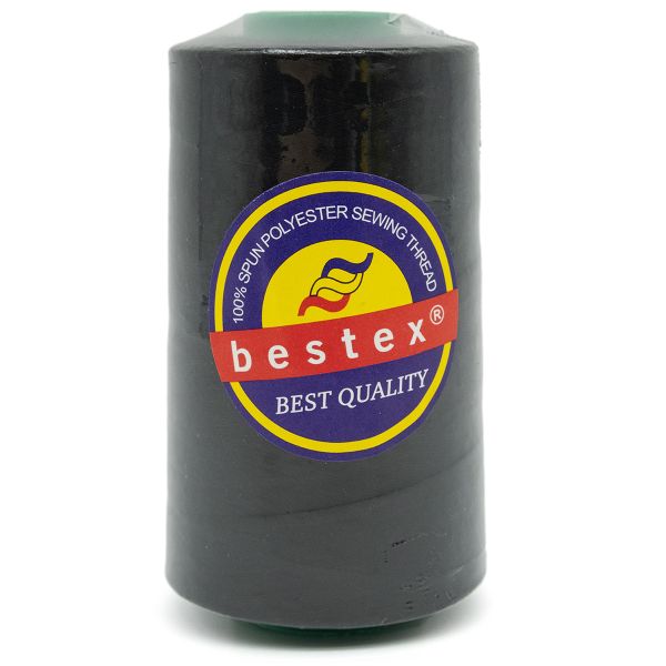 Нитки универсальные Bestex 40/2, 4570 м (5000 ярд) / 1 кат., 200 черный