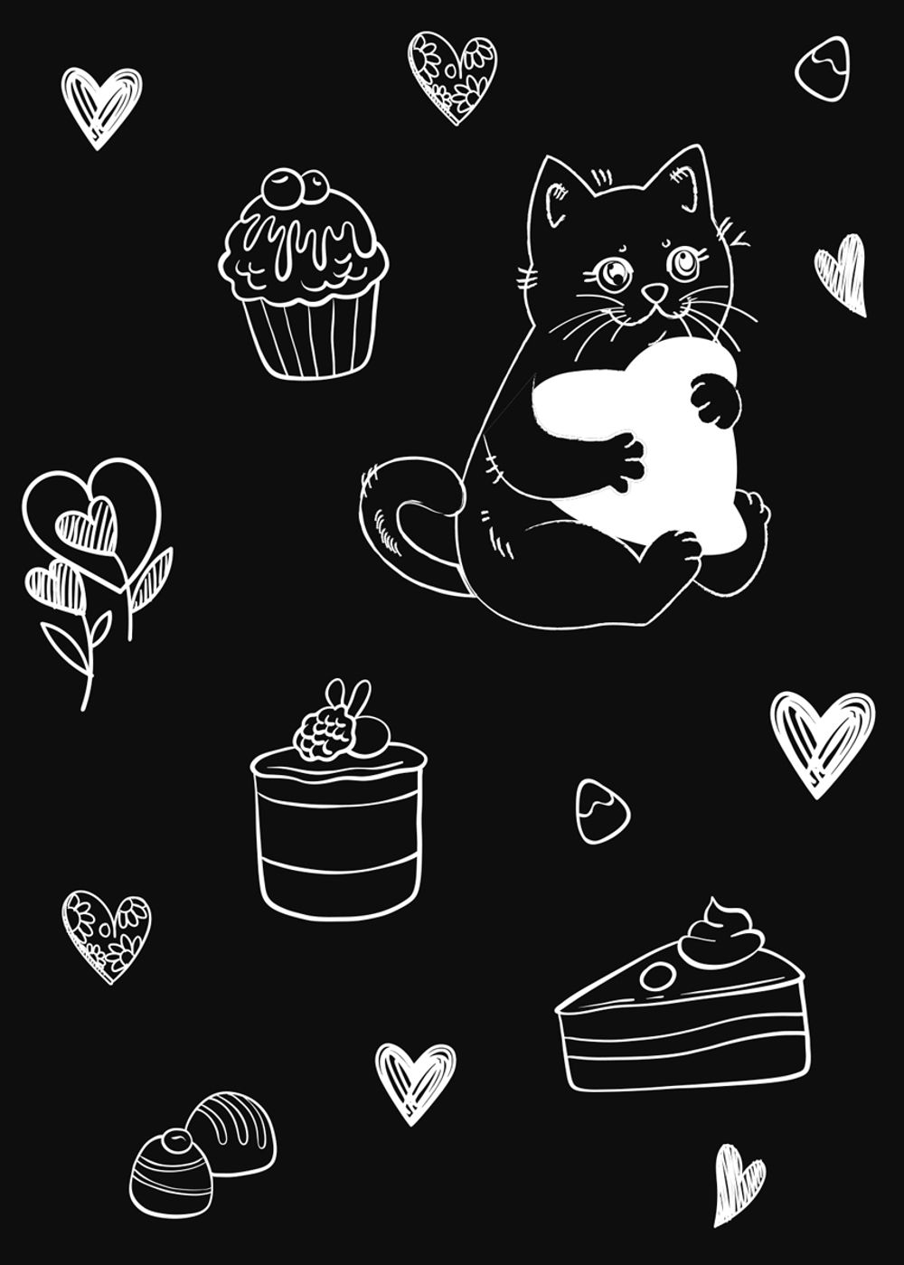 Набор для творчества Гравюра-блокнот 10х14 см, с рисунком, Hobbius GHPS-03