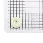 Пуговицы на ножке 60L (38мм) 4пр. (white (белый)), 72 шт