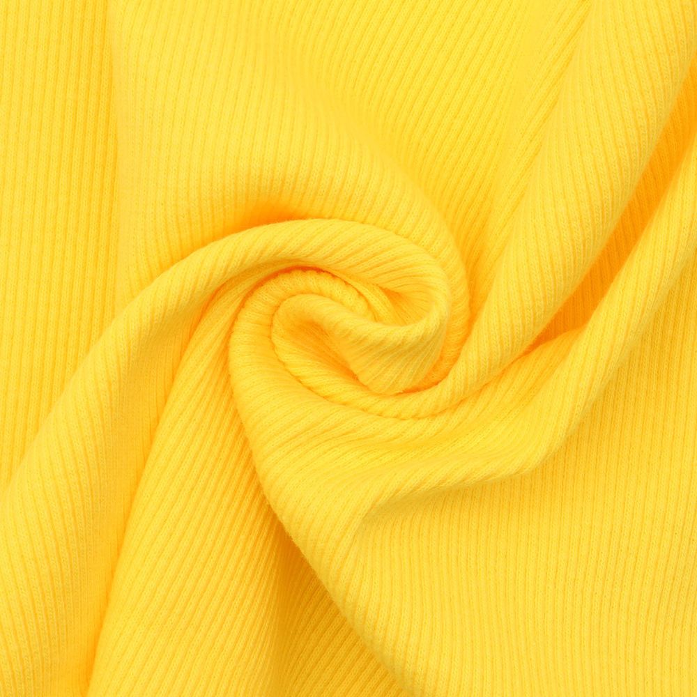 Кашкорсе с лайкрой 30/1,25х59см ±2см 95% х/б+5% лайкр, цв.желтый 9003