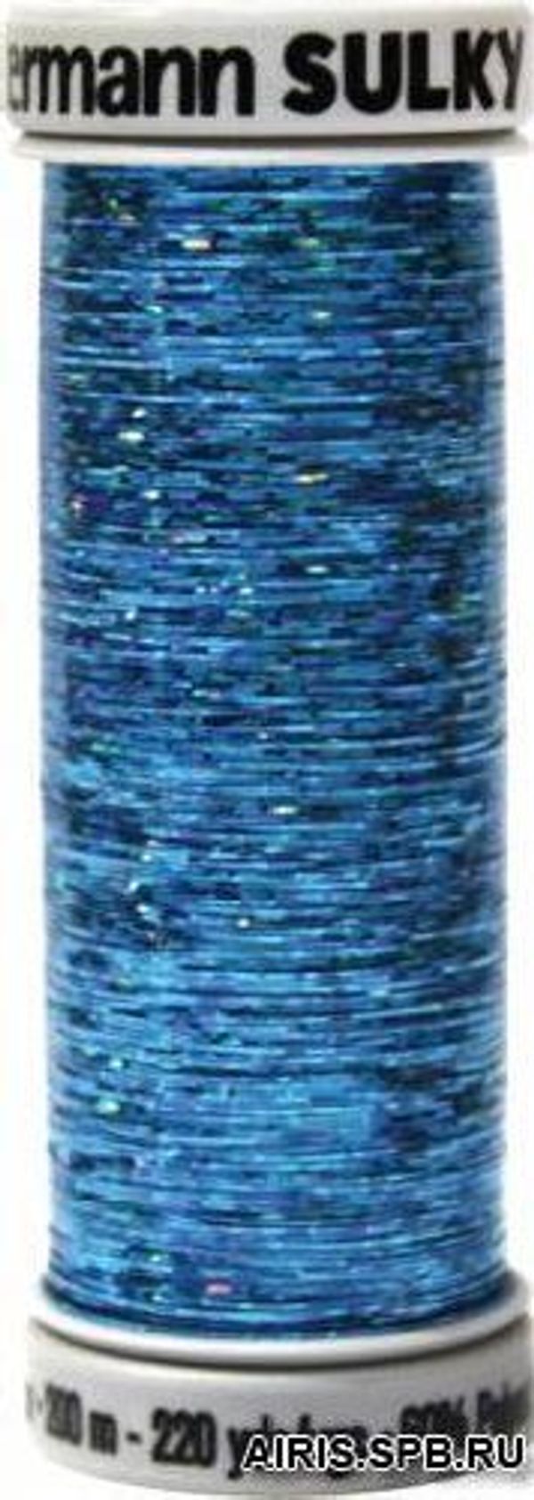 Нить швейная с голографическим эффектом для машинной вышивки Gutermann Sulky Holoshimmer, 5х200 м, 6017, 709948
