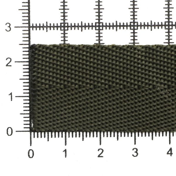 Стропа (ременная лента) 25 мм / 25 метров, толщ. 1.0 мм, [15.1 г/пог.м], 100% п/п, 32 хаки
