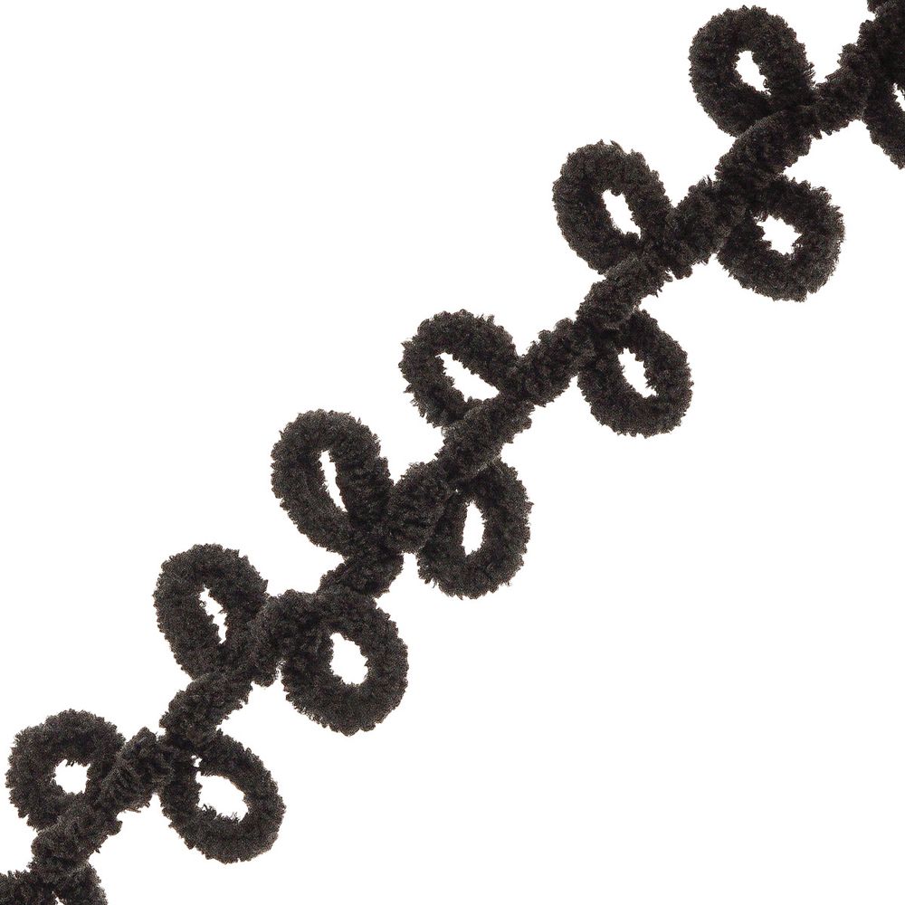 Пряжа Alize (Ализе) Puffy Fine / уп.5 мот. по 100 г, 14м, 1060 черно-серый