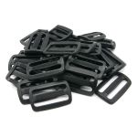 Пряжка, ПА, черный, 40 мм, 50 шт