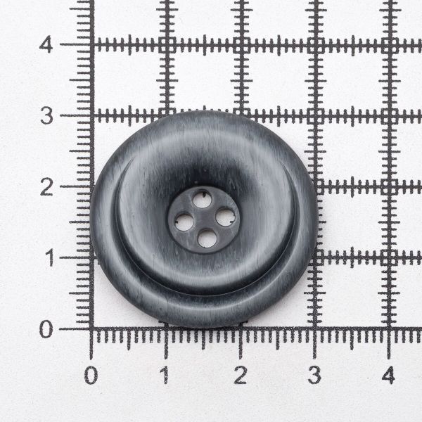 Пуговицы 4 прокола 46L=30 мм, пластик (имитация дерева), col.F серый, 36 шт, CN2821
