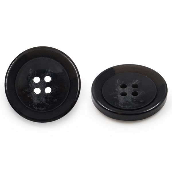 Пуговицы 4 прокола 44L (col.A (черный)), 36 шт