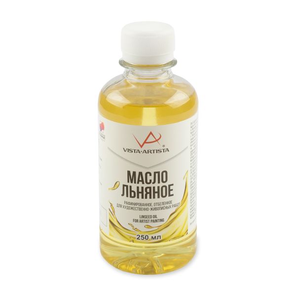 Масло льняное отбеленное 250 мл, 4 шт, Vista-Artista VAO 01-250