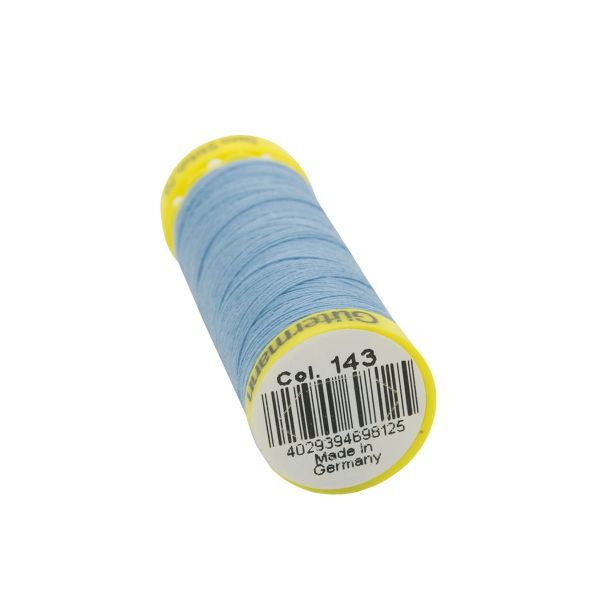 Нитки отделочные Gutermann Deco Stitch 70, 70м, 143 серо-голубой, 5 катушек