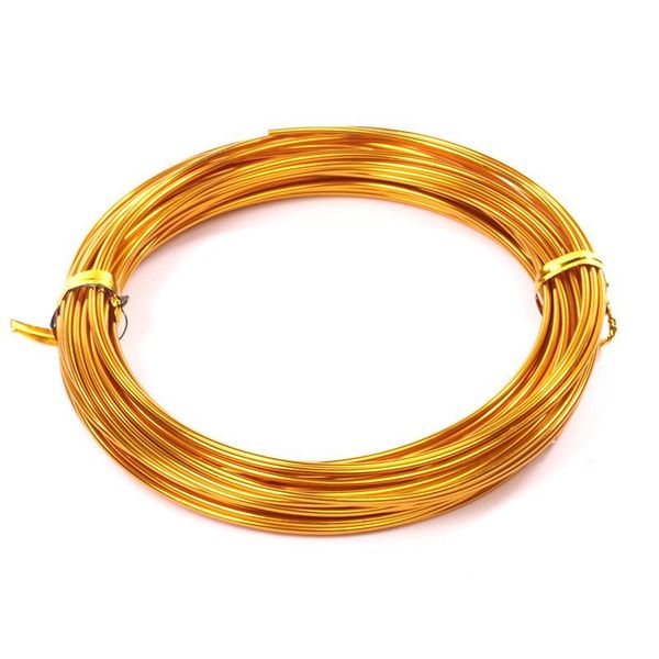 Проволока ⌀1,5мм цв.17 желтый рул.10м