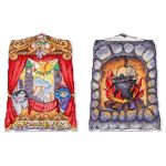 Набор для вышивания нитками МП Студия, на пластиковой канве Театр 17х13см