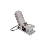 Клипса для подтяжек полоса 30.0 мм, сталь (никель), 20 шт