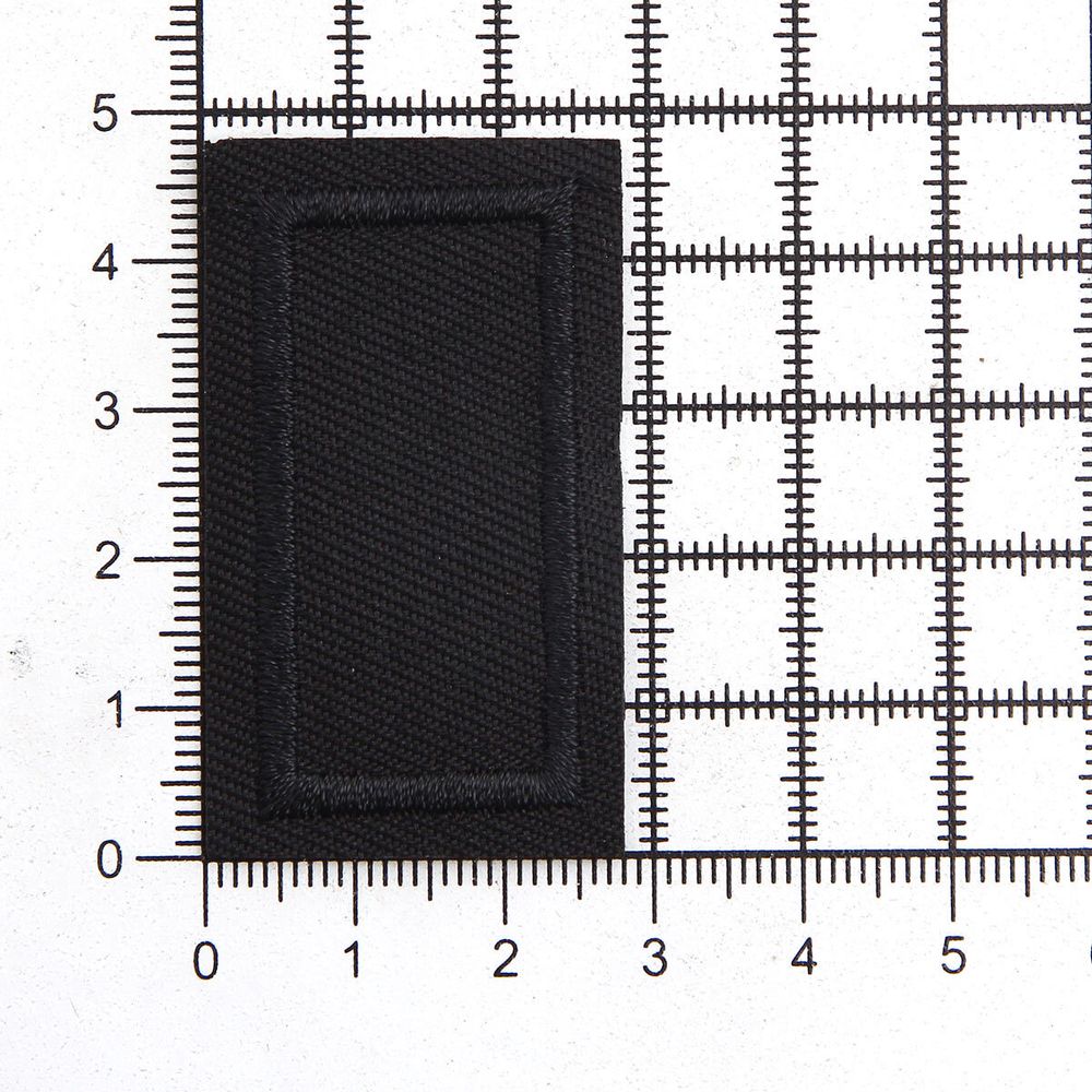 Термоаппликация 45х26 мм (black), LA429, 2 шт