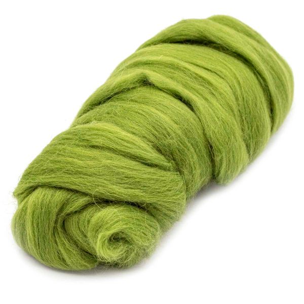 Шерсть для валяния Камтекс Лента для валяния п/тонкая 1х50 г, (25-28 мкр), 2.1 м, 130 липа, 614644-6