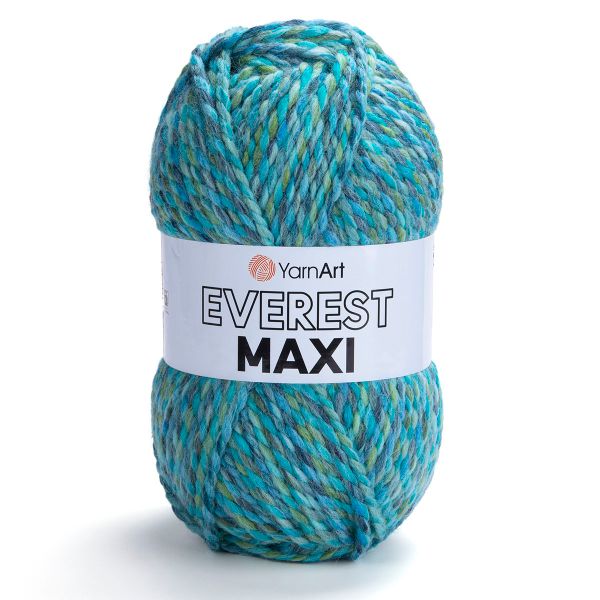 Пряжа YarnArt (ЯрнАрт) Everest Maxi / уп.3 мот. по 200 г, 134 м, 8025 меланж