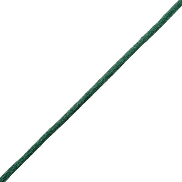 Шнур атласный корсетный ⌀2.0 мм / 45.7 метра, 16 изумрудно-зеленый