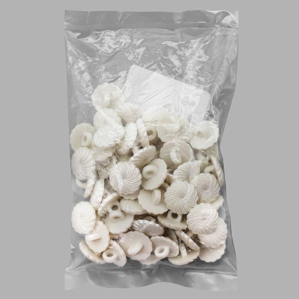 Пуговицы на ножке 24L (Pearl), 72 шт