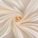 Ткань блузочная Poly satin 100 г/м², 100х145 см, 08 слоновая кость, Gamma PSS-001