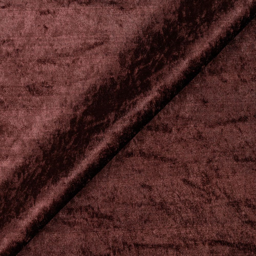 Плюш (ткань) 00 Peppy PCVL, 250±5 г/м², 150±2 см / 5 метров, винтажный, 07 т.коричневый