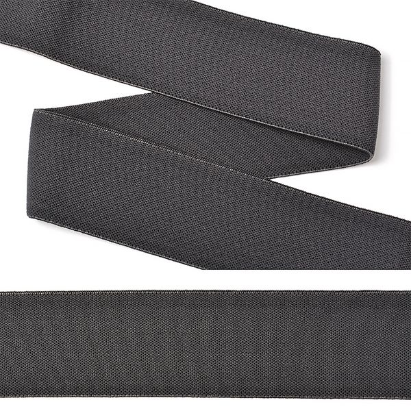 Резинка тканая 40.0 мм / 2±0.5 метра, мягкая, RDS40301S, цв.серый