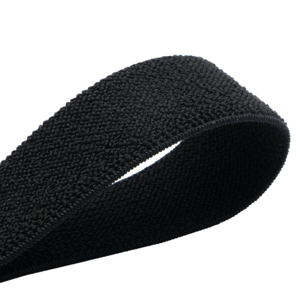 Резинка для подтяжек (помочная) 30.0 мм / 25 метров, черный