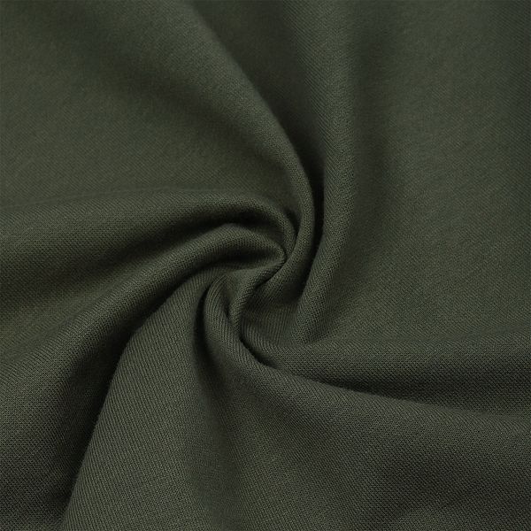 Футер 2-нитка петля поликоттон стрейч 220 г/м², 160 см / 3 метра, ФУТ2Х.TBY.ХЛ-ПЭ.S096.3, цв.S096 хаки