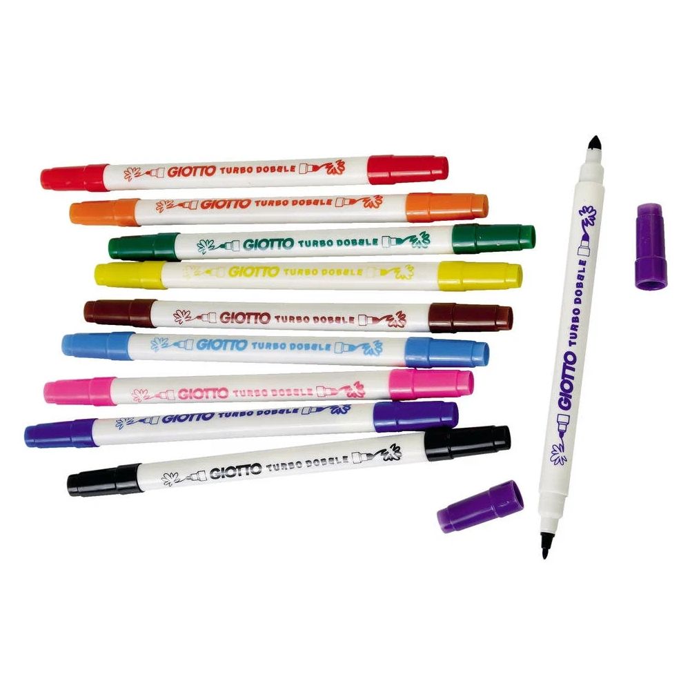Набор двойных фломастеров 10 цв, Giotto F424600