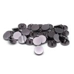 Пуговицы на ножке 18L (11мм), металл (Pewter (олово (черный никель))), ME-656, 36 шт