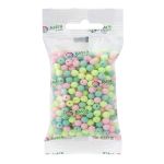 Бусины пластик ⌀6 мм, 50 г, микс цвета, матовые, круглые, Astra&Craft (яркий), 1AL139-1