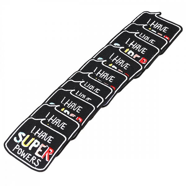 Термоаппликация 5.1х5 см, TBY.2435, уп.10 шт