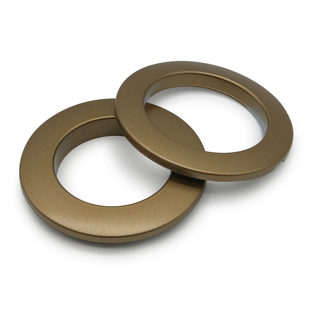 Люверсы шторные ⌀35 мм, с многоуровневым замком цвет № 37 матовая латунь, 10 шт