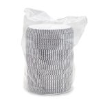 Шнур плоский плетеный х/б ⌀15.0 мм / 75 метров, чер/бел зигзаг, 07-4300/01(02/04)