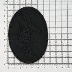 Термоаппликация круг ANGEL black 93х67мм (Black (черный)), 2 шт, LA559