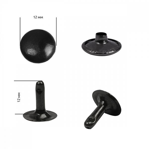 Хольнитены односторонние сталь 12х12 мм, №123, TBY.5112 цв. оксид уп. 1000 шт, TBY