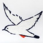 Набор для вышивания нитками Panna, Живая картина. Паттерн. Морской, 18х30 см