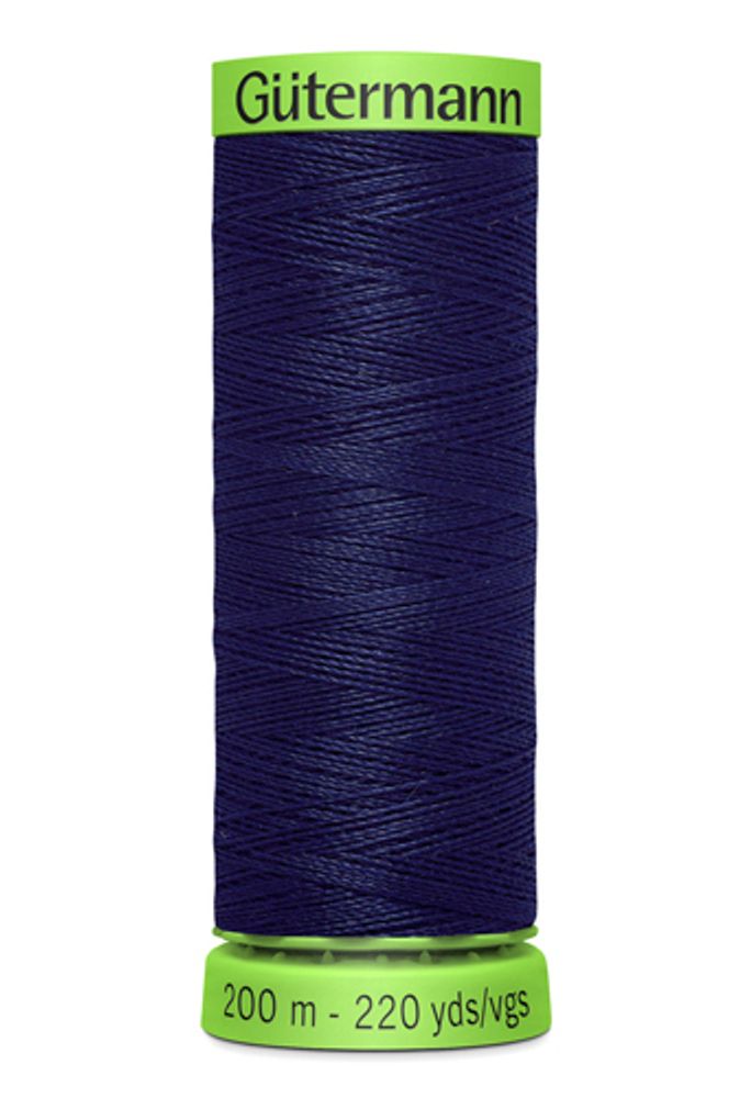 Нитки для тонких тканей Gutermann Extra Fine 150, 200м, 310 т.чернильный, 1 катушка, SHV