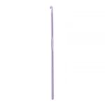 Крючок для вязания ⌀4.0 мм, 15 см, металл, в чехле, розовый, Gamma CH-15