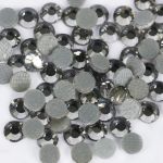 Стразы клеевые стекло 3.2 мм, 360 шт, SS12 №04 бл.серый (Black Diamond), Zlatka ZRTG-1272