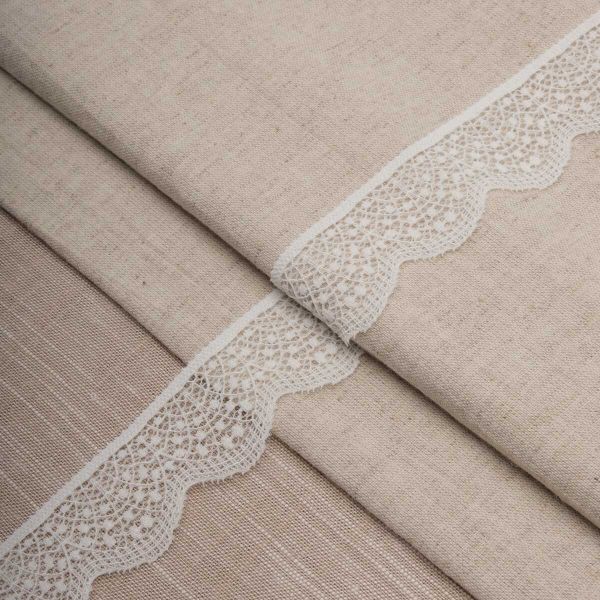 Кружево эластичное (стрейч) 30 мм / 22.86 метра, белый, 3AR2742