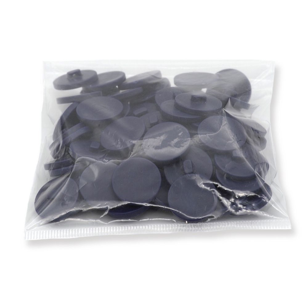 Пуговицы на ножке 36L (23мм), пластик (Navy (т.синий матовый)), 72 шт, CN K-33