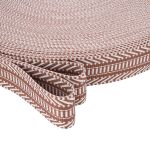 Стропа (ременная лента) 38 мм / 45.72 метра, [38.82 г/пог.м], с принтом 2-сторонняя, T0178 т.бежевый/белый, 3Al352