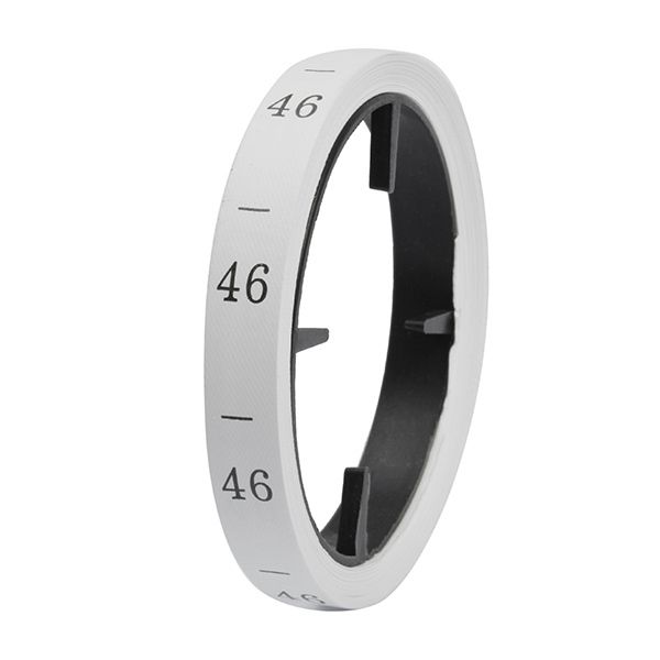 Этикетка-размерник п/э, размер 46 белый 10х25 мм, 300 шт