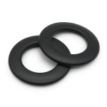 Люверсы шторные ⌀25 мм, цвет № 70 матовый черный, 10 шт