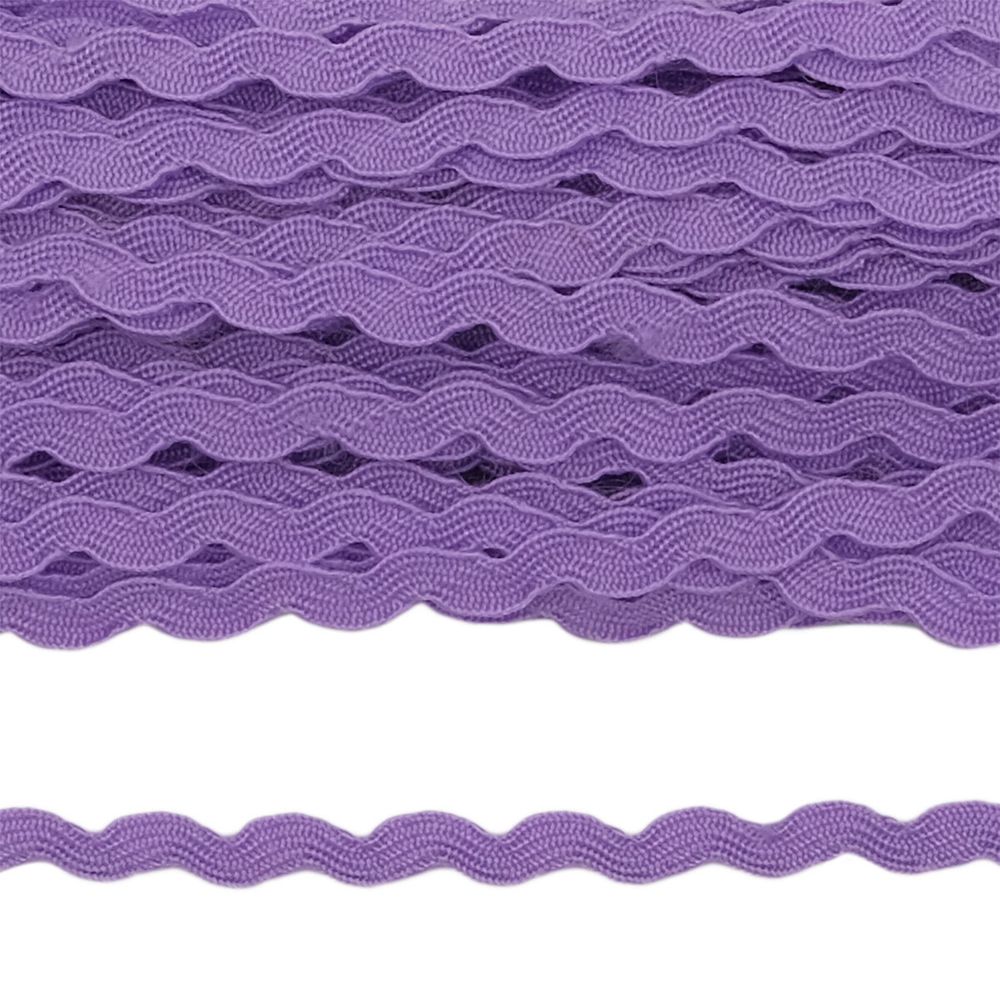 Тесьма вьюнчик 5мм / 20м (сиреневый), С3582(С3581)