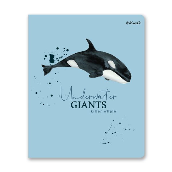 Тетрадь ученическая общая, софт тач, A5+ 96 л. на скобе, белизна 100%, 5 шт, клетка, 000352 Подводная одиссея, Светоч 96ТСК5_12_3_1