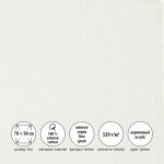 Холст грунтованный на подрамнике 70х90 см, 320 г/м², 2 шт, Плещеевский мелкозернистый, Vista-Artista ACFG-7090