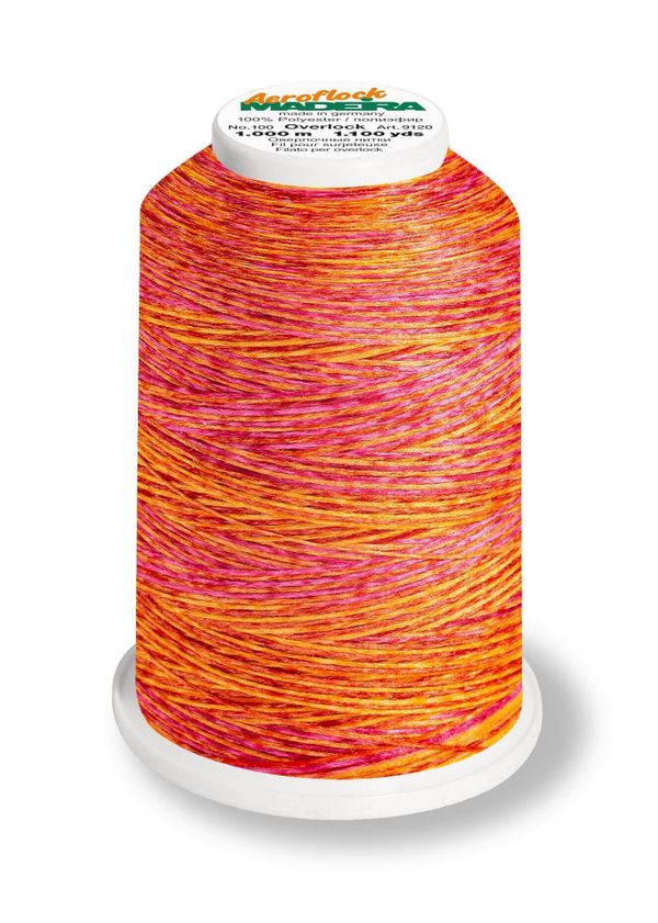 Нитки текстурированные Madeira Aeroflock №100, 1000 м, цв. 9121 9506, 9121, 4 катушки